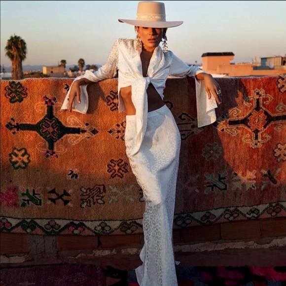 Rat & Boa Dresses & Skirts - NEW RAT & BOA White Leopard "Savanna" Maxi Skirt or Strapless Dress!